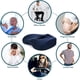 thumbnail image 3 of Cojín ortopédico para asiento de espuma viscoelástica para hemorroides, cojín para coxis, coche, hogar, oficina, Gamer en silla de ruedas, cojín para asiento Lumbar, dolor de espalda JAMW Sencillez, 3 of 4