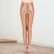 thumbnail image 3 of Leggings brillantes de entrenamiento de cintura alta para tallas grandes - 76 % nailon, alta elasticidad, aptos para yoga/baile - Tallas M-XL con tolerancia de medición de 1 pulgada, 3 of 5