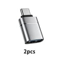 thumbnail image 2 of pitrice 2Pcs Converter Safe Adapter High-speed Computer USB Disk Data Transmission 1Set, 2 of 6