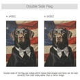 thumbnail image 3 of Dog Tie American Flag Garden Flag Double Sided Outdoor Banners for Courtyard Outdoor Lawn Farmhouse Holiday Decorations, 3 of 5