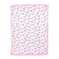 thumbnail image 4 of Parent's Choice Female Pink Butterfly Polyester Baby Blankets, 4 of 8