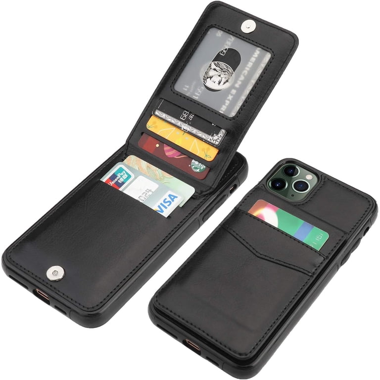 iPhone 11 Pro Max Case Wallet with Credit Card Holder, Premium