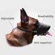 thumbnail image 4 of Bozal para perro de piel sintética antimordeduras y antiingestión, bozal para perro con control de ladridos para perros medianos y grandes., 4 of 8