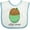 White and Blue, variant on Inktastic Little Spud Green Boys or Girls Baby Bib