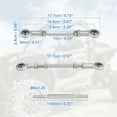 thumbnail image 3 of 2pcs M8 110mm Adjustable Steering Tie Rod Ball Joint for 49cc Electric ATV Go Kart Steering Column Steering Suspension, 3 of 6