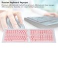 thumbnail image 3 of Russian Keyboard Keycaps, OEM Profile Matte Finish, Russian Characters 132 Key Keycap with Russian Characters for 61 62 64 68 84 87 104 108 Keyboards, 3 of 7