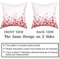 thumbnail image 3 of Valentines Pillow Covers 20x20 Inch Set of 2 Red Love Heart Throw Pillow Case Valentine's Day Mother's Day Anniversary Decorative Square Cushion Covers for Farmhouse Decor, 3 of 7