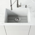 thumbnail image 3 of VIGO 19 in. Silicone Kitchen Sink Protective Bottom Grid For Single Basin Sink in Gray, 3 of 6