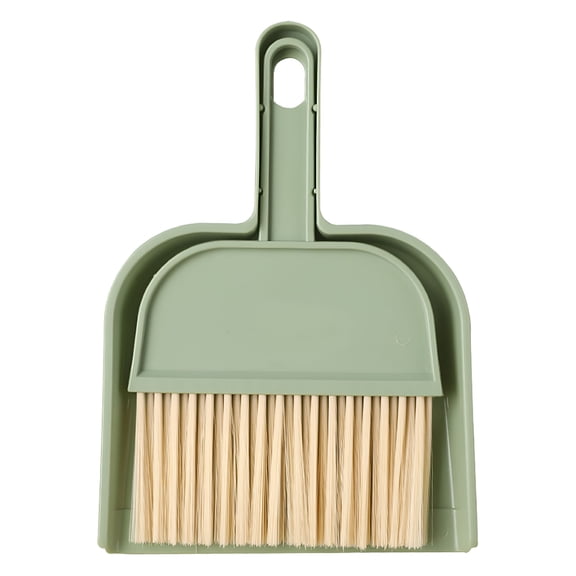 ACDANC Small Broom with Dustpan Set with Handle Soft Bristles Handheld Countertop Mini Dust Pan with Broom Sweeper Set
