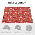 thumbnail image 4 of XMXY Dish Drying Mat for Kitchen Counter, Red Christmas Elk Green Socks Absorbent Coffee Cup Dishes Rack Drainer Mats, 18x24 Inches, 4 of 9