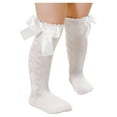 thumbnail image 2 of LBECLEY Toddler Girl Knee Socks Mid-Calf Sock Toddler Princess Kids Solid Girls Knee-High Length Socks Stockings Baby Baby Care Toddler Valentines Socks Baby Girl Beige S, 2 of 8