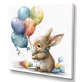 thumbnail image 2 of Designart "Brown Illustration Detailed Baby Rabbit" Animals Rabbit Canvas Wall Art, 2 of 5