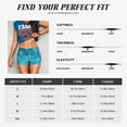 thumbnail image 5 of Sikiie Christmas Snow Workout Shorts Women Scrunch Butt Gym Shorts Seamless High Waist Tummy Control Yoga Biker Athletic Shorts-, 5 of 8