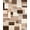 Brown Beige Ivory, Pattern 1, variant on ODIKA 8'x10' Washable Area Rug Durable, Non-Slip Large Beige Abstract Interlocking Shapes Neutral Blocks Brushstroke for Living Room, Under Sectional, Family