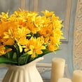 thumbnail image 4 of Yesbay 2 Bouquet Artificial Fake Mini Lily Flower Plant Home Office Wedding Party Decor, 4 of 8