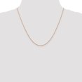 thumbnail image 4 of 14K Rose Gold Ropa Chain Necklace 20 inch .7 mm with Spring Ring Clasp 0.7, 4 of 4