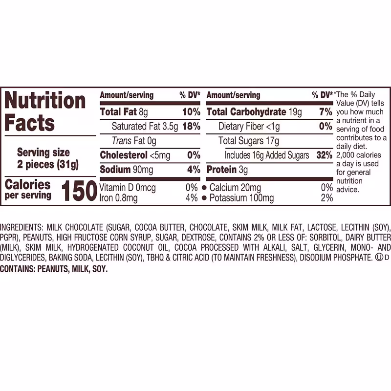 thumbnail image 3 of Taboom Reese's Chocolate Peanut Butter Cups 1 lb Bulk Variety – Reese's Candy & Reese's Cups for Sharing and Snacking, 3 of 5