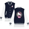 thumbnail image 3 of Hello Kitty Bomber Jacket Women Men Autumn Baseball Jacket Coat Student Streetwear Harajuku Bomber College Jacket, 3 of 7