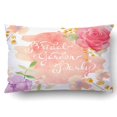 thumbnail image 1 of RYLABLUE Invitation For Wedding With Watercolor Flowers Pillowcase Pillow Cushion Cover 20x30 inch, 1 of 1