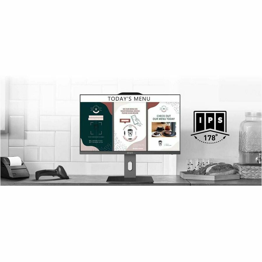MSI PRO AP242P 14M PRO AP242P 14M-644US All-in-One Computer - Intel Core i5 14th Gen i5-14400 - 8 GB - 1 TB SSD - 23.8" Full HD - Desktop - Black - Intel H610 Chip - 1920 x 1080 - Windows 11 Home -...