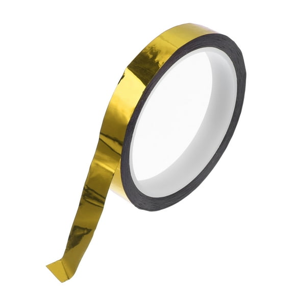 Unique Bargains Pinstripe Tape 164.04ft x 0.47" Car Stripes Pinstripe Decals for Car, Motorcycle and Boat, Racing Stripes DIY Stickers Mirror Gold 1 Pc