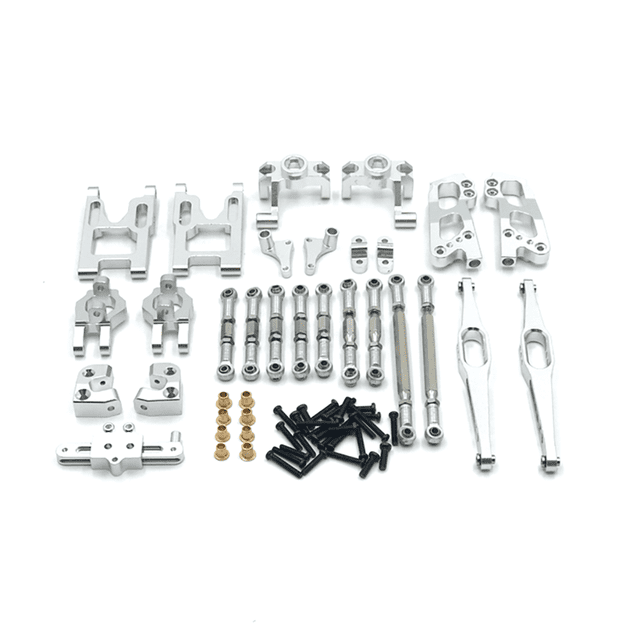 Vogacara 1 Juego de accesorios de coche RC modelo de suministro de coche RC Hardware de coche RC multiusos Kits de construcción modelo Plata Vogacara FN001568-03