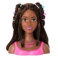 thumbnail image 3 of Barbie Doll Styling Head, Brown Hair with 20 Colorful Accessories, Doll Head for Hair Styling, 3 of 5