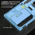 thumbnail image 5 of Allytechgroup Magnetic for Samsung Galaxy A36 5G Case with Stand, Military Grade Shockproof Bumper Kickstand Sliding Camera Lens Protector Rugged Bumper Phone Case for Women Men, Lightblue, 5 of 7