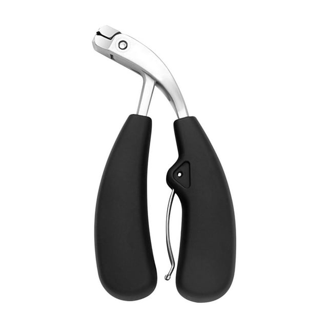 Fiudx Cortaúñas Ergonómico, Cortaúñas de Mordaza Ancha para Uñas Gruesas, Mango Largo para Un Agarre Fácil, Construcción Duradera de Acero Al Carbono, Ideal para Manicura y Pedicura, Solución Cómoda