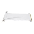 thumbnail image 1 of High Speed PCIE 4.0 x16 Extension Cable Flexible 90 Degree Riser Port for RTX 4090 Graphics Card White 40cm, 1 of 4