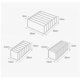 thumbnail image 2 of Underwear Storage Box Foldable Bra Underwear Drawer Storage Box, 2 of 5