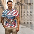 thumbnail image 6 of Aplkyhs 250th Anniversary Eagle Matching Golf Shirts for Couple His and Hers Golf Shirts Matching Soft and Comfortable for Man Breathable Fabric Lightweight Suitable for Outdoor Sports, 6 of 6