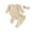 Beige, variant on Newborn Baby Girl Clothes Long Sleeve Romper + Bow Pants + Headband Set 3Pcs Infant Girl Fall Winter Outfits