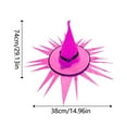 LWZWM Clearance Event & Party Supplies Upgrade 2Pc Halloween Witch Hat