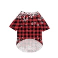 thumbnail image 3 of Christmas Dog Pajamas Xmas Pet Pjs with Snowman Elk Patterns Christmas Dog Onesie Jumpsuits Jammies Clothes Stretchy Shirts Comfy Outfit Costume Apparel for Small Medium Large Dogs, 3 of 5
