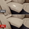 thumbnail image 6 of KBH Center Console Armrest Cover for Lexus ES350 2007 2008 2009, Leather Middle Console Lid Cover Replacement Skin Upholstery Interior Tirm, Beige, 6 of 7