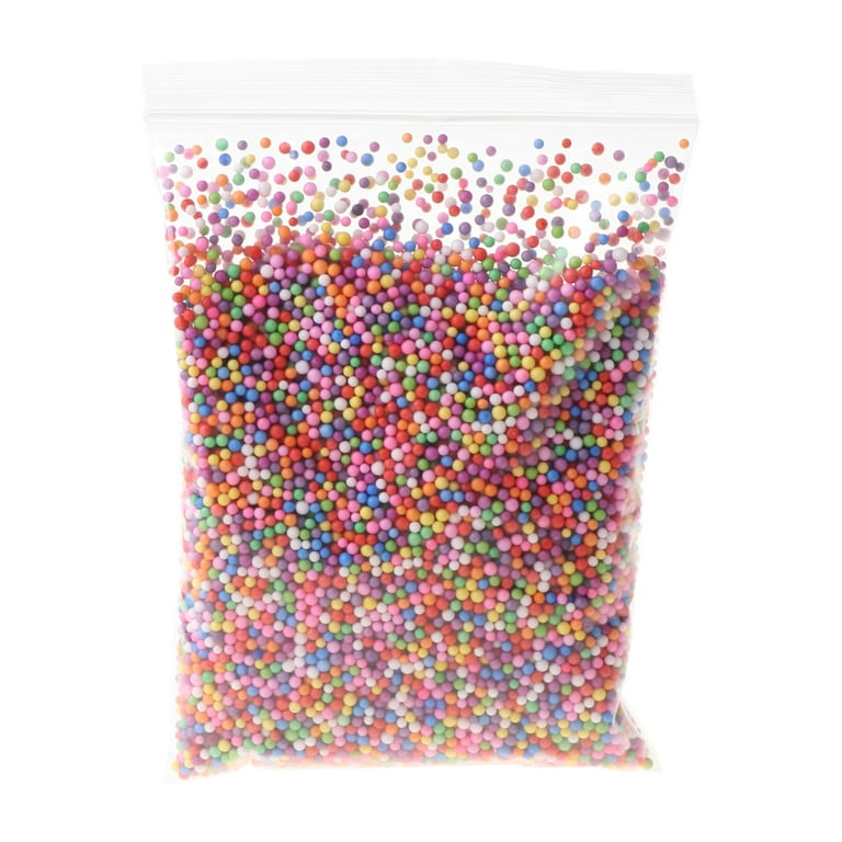 Generic Kuuqa Colorful Mini Foam Balls Small Styrofoam Balls Micro Foam  Beads for Slime 0.08-0.15 Inch Wedding Party Art Craft Decoration  Accessiores, 3 Packs (45000 Balls in Total) - Kuuqa Colorful Mini