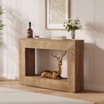 thumbnail image 2 of QinaQin Table Console Style Ferme de 47 Pouces, Rustique, Brun, 2 of 7