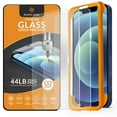 thumbnail image 1 of ROOCASE Glass Screen Protector for Apple iPhone 12 Mini, (5.4 Inch), Case Friendly Tempered Glass Front Cover Protection with Alignment Frame, Pack of 3, 1 of 7