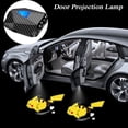 thumbnail image 2 of Proyector dinámico inalámbrico de dibujos animados para coche, lámpara Led para puerta de coche, atmósfera de advertencia, decoración, 4 piezas, F2 Fivean unisex, 2 of 2