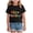 A Black, variant on Letter Printed Shirts for Girls Soft Cotton Short Sleeve T-Shirt Tops Comfortable Announcement Tees Outfits