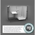thumbnail image 2 of American Standard Gelcoat Premium Series 60 in. Left Hand Walk-In Whirlpool and Air Bathtub in White, 2 of 9