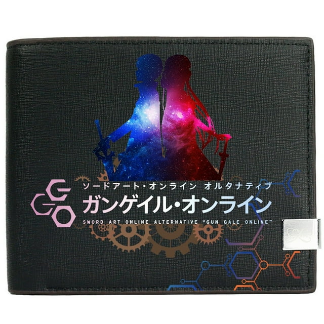 Billetera plegable delgada con personajes de anime Fairys Tails