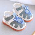 thumbnail image 4 of NOKIO Girls' Strappy Sandals Girls' Closed Toe Sandals Toddler Baby Boy Girl Shoes Breathable Shoes Open Toe Sandals Girl Sandals Baby Soft Soled Sandals For Unisex, 4 of 4