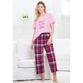 thumbnail image 6 of Dreams & Co. Plus Size Woven Sleep Capri Pant, 6 of 6