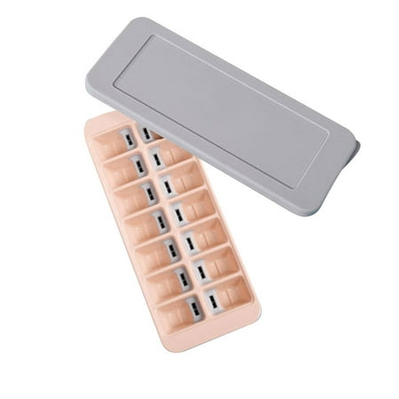 

HUAQUE 14-cell Ice Cube Maker Tray Holder Mold Box Kitchen Bar Cocktail Party Supplies