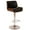 Black, variant on Armen Living London Swivel Barstool, Black/Walnut Veneer and Chrome Base