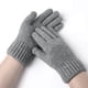 thumbnail image 4 of Guantes de invierno para hombres y mujeres: guantes de punto cálidos y térmicos mejorados para pantalla táctil, clima frío, para correr, conducir y hacer senderismo, 4 of 6