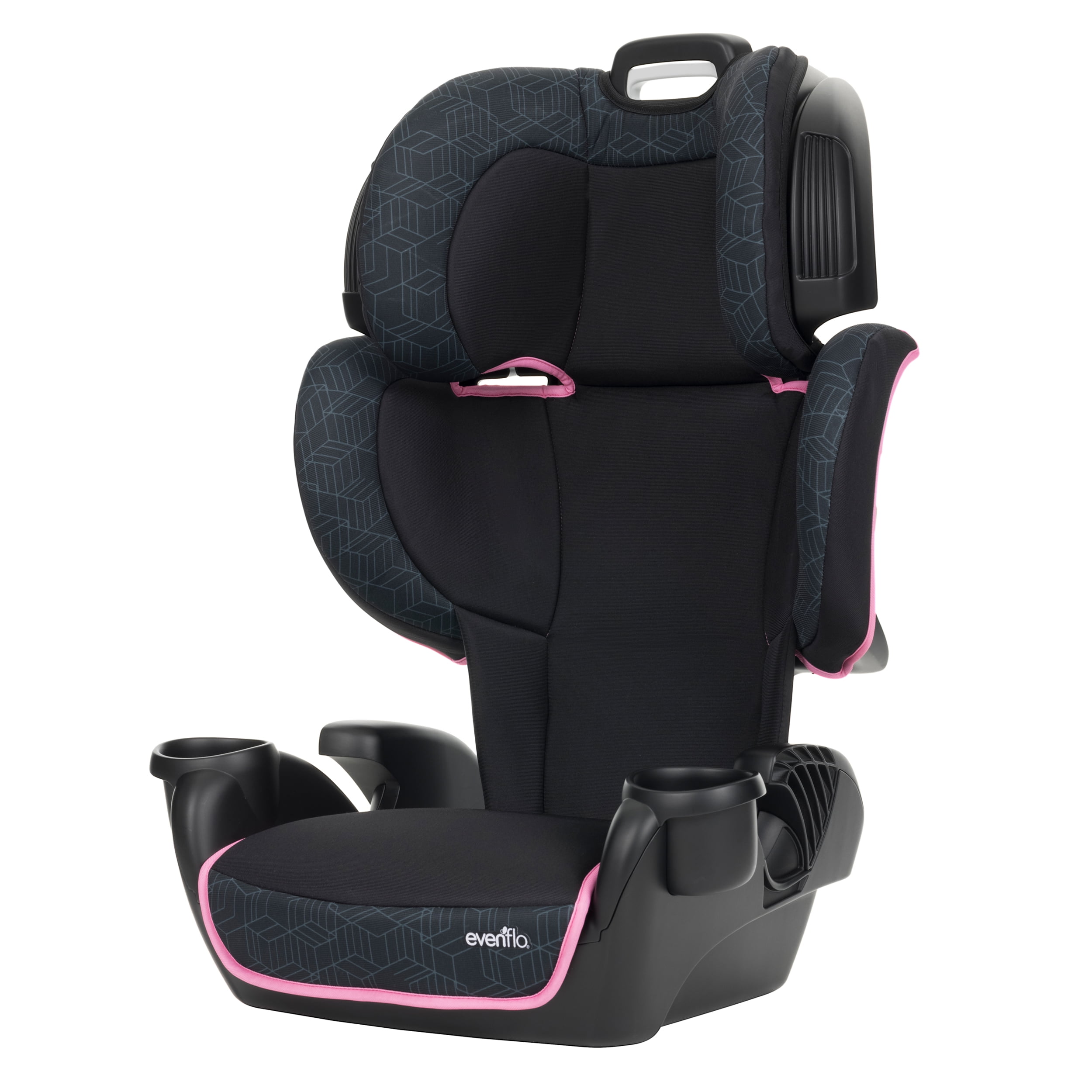 Evenflo GoTime LX Booster Car Seat (Chardon Black), 4 Years +