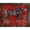 thumbnail image 3 of Wiley, Marta 24x20 Black Modern Framed Museum Art Print Titled - Red Arabian - Dark, 3 of 5